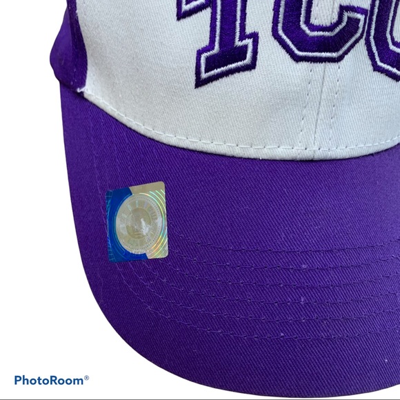 TCU Horned Frogs Purple and White Structured Hat - Picture 8 of 8